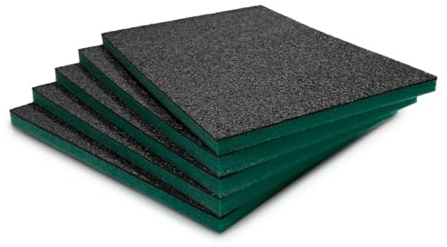Shadow Foam Value Pack 5pcs – Foam Inserts for Tool Box Organisation – 600mm x 420mm - DIY Cut & Peel Sheets for Toolboxes, Tool Chests & Flight Cases – Lean, 5S (Teal, 30mm Depth)