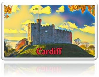 Welsh Fridge Magnets - Iconic Locations (Cardiff)