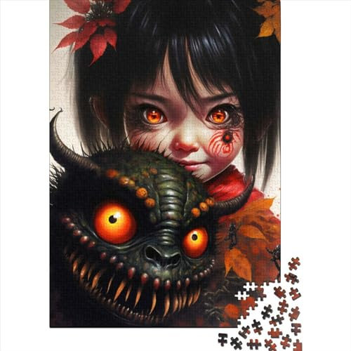 1000-teiliges Manga-Teufel-Puzzle für Erwachsene und Teenager. Puzzle für Erwachsene. Puzzle für Erwachsene und Teenager. 1000 Teile (75 x 50 cm)