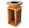 Brasonfire Brasero Plancha Ø 60 cm, Acier Corten, Barbecue extérieur à Bois et Accessoires, 100% Fabrication Française