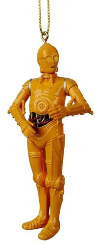 Baumschmuck Protokolldroide C-3PO aus Star Wars - Weihnachtskugel für Star Wars Fans, Hänger, Christbaumschmuck, Weihnachtsdeko
