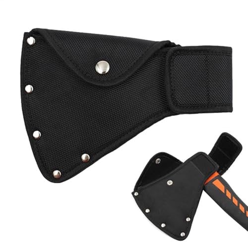 Thickened Axe Head Cover - Hanging Hatchet Sheath with Metal Buckle, Universal Camping Axe Guard | Outdoor Work, Robust, Waist Hanging Sheath for Safe Storage and Transp