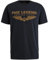 PME Legend Herren Rundhals T-Shirt R-Neck Cotton ELASTHAN Logo - Regular Fit, Größe:XXL, Farbe:Salute 5281