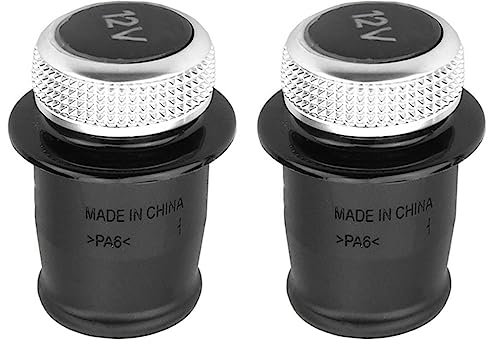 rieder 2X 4L0919311 -Zigarettenanzünderabdeckung Verchromt -Zigarettenanzünderstecker für A3 A4 A5 Q2 R8 8WD919311