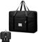 Faltbare Reisetasche, Handgepäck Tasche Leicht, Handgepäck Tasche für Flugzeug, Sporttasche, Weekendertasche, für Urlaub, Einkaufen, Reisen und das Fitnessstudio, Schwarz