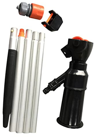 Yardenfun 1 Juego Limpiafondos de Piscina Portátil con Succión de Agua Equipamiento de Limpieza de Piscina Limpiador de Inyección Especial Naranja