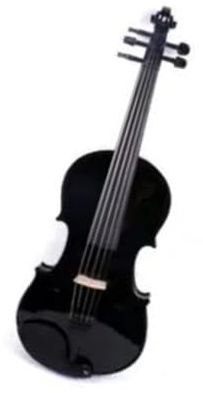 Violon Violon Électrique Noir À Cinq Cordes 4/4