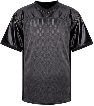 Generisch + Men's Fashion Simple Sports T Shirt Hip Hop Party Blank Football Top 2026
