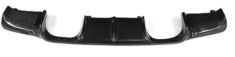Ejoyous Heckstoßstangenspoiler, Kohlefaser-Heckstoßstangendiffusor Im DTM-Stil, 1 Mm Epoxidbeschichtung, Haifischflossen-Design, Quad-Auspuff, Passend für E92 E93 M3 Coupe Cabrio