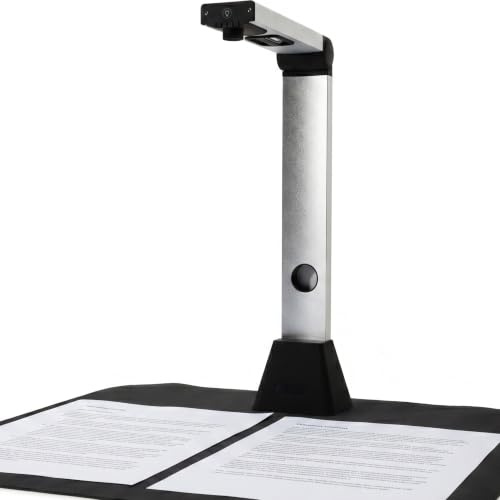 Gtremulent 13MP Escáner de Documentos Inteligente: | Escáner Portátil de Alta Definición de Tamaño A3 Camara de Documentos USB LED de 3 Niveles Escaner Fotos OCR Multilingüe para