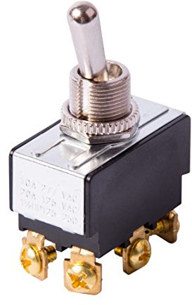Gardner Bender GSW-15 Electrical Toggle Switch (DPDT 20A 125VAC O/O, 250, (DPST) -1½ HP 125-250 V AC