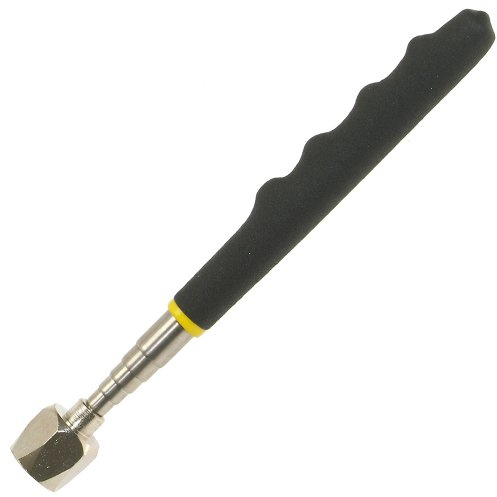 Alkan Teleskop Magnetheber 76 cm 7250 g Zugkraft extra stark | Extra starker Teleskop-Magnetheber mit Clip, 76 cm Länge und 7250 g Zugkraft, für schwere Metallteile