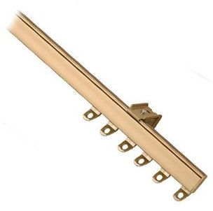 Speedy Fineline Curtain Track 300cm Antique Brass