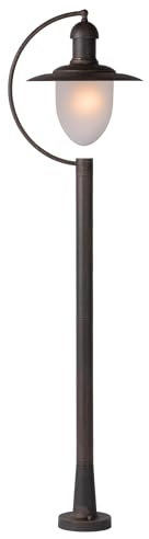 LUCIDE ARUBA - Mastleuchte - Ø 25 cm - 1xE27 - IP44 - Rostfarbe