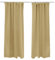 Victoria M. Aurora Verdunkelungsvorhang Blickdicht Thermovorhang mit Kräuselband, für Gardinenstangen und -schienen 140 x 245cm, Creme, 2er Pack