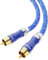 AKORD 1m RCA Digital Coaxial Stereo Audio Lead Cable - Gold Connectors - PRO Series for Surround Sound/Dolby/DTS (1 Metre)