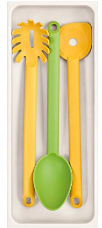 Tescoma 899432 FlexiSpace Porta Utensili da Cassetto, Plastica, Bianco, 37 x 15 X 4,5 cm