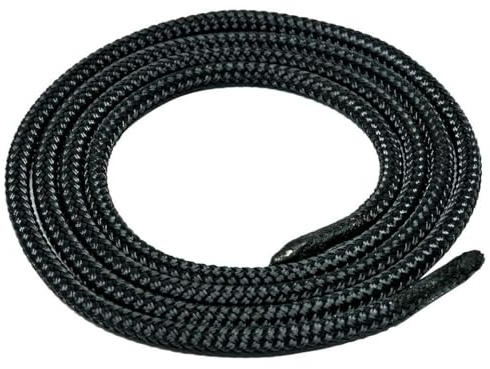 Sonic Energy Gong Schnur, 6 mm, Schwarz (GC-2428) | Zubehör für 36 bis 40 Zoll Gong/Tam Tam, 1 Stück, 0,6 cm stark, 100 cm lang, Nylongewebe