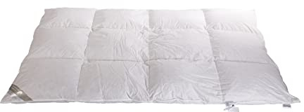 Betten Hofmann Winter 8cm Hochsteg-Daunenbett Daunendecke 3x4 155x220 cm, 1700g Füllung, 100% Daunen, superwarm, Naturprodukt