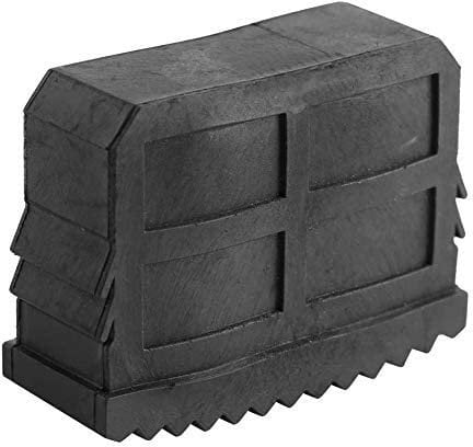 Duokon 2 Pair Tough Non Slip Extension Ladder Feet Rubber Pads Cover Security Bumpers Replacement Kit for Aluminum Ladder