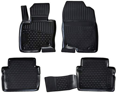 Element Passgenaue Premium Antirutsch Gummi Fußmatten - Mazda CX-5, schwarz