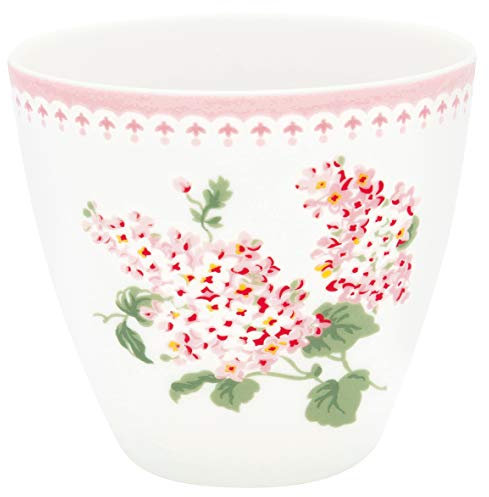 GreenGate - Becher, Tasse, Kaffeebecher, Latte Cup - Luna - weiß - Porzellan - 300 ml