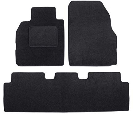 J&J AUTOMOTIVE Velours Fußmatten Renault Scenic 2003-2009 Maßgefertigt