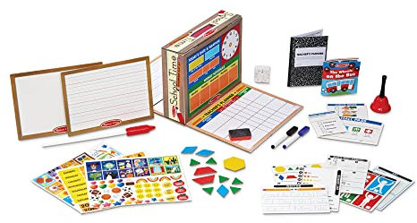 Melissa & Doug School Time Classroom Spielzeugset | Vorstellungsrolle | 4+ | Geschenk für Jungen oder Mädchen