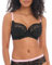 Freya Damen Women's Offbeat Underwire Side Support Bra BH mit voller Abdeckung, Undurchsichtige, Schwarz, 80F