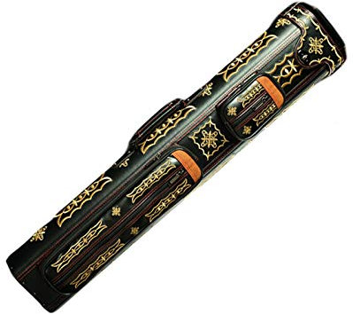 Stichwort Fall, Tragbar Leicht Fortgeschrittene Billard Pool Queue Grosse Kapazität Leder Stichwort Tasche Zum Zentrales Gelenk Billard Hüllen (Größe : 6 Holes)