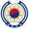 12cm! Klebe-Folie Wetterfest Made-IN-Germany South Korea Coat of Arms Flag car K461 UV&Waschanlagenfest Auto-Aufkleber Sticker Decal