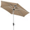 Doppler ACTIVE Auto Tilt 210 - Kurbel Sonnenschirm - Ideal für den Balkon - Mit einfacher Höhenverstellung - ca. 210 cm - Greige