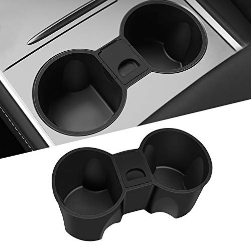 LFOTPP Model 3 Model Y 2021 2022 2023 Auto Getränkehalter, Kieselgel Becherhalter Innere Organizer Zubehör