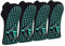 HYCLES Anti-Rutsch-Socken Damen - 4 Paar Yoga, Pilates, Barre, Tanz, Ballett, Trampolin, Krankenhaus Schwarz*4 35-40