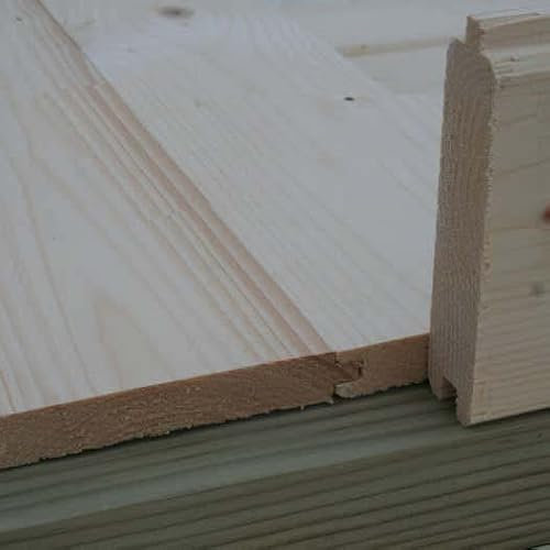 Alpholz 3 m 18 mm Holzfußboden für Gartenhäuser & Gerätehäuser | Universal Fußboden imprägniert