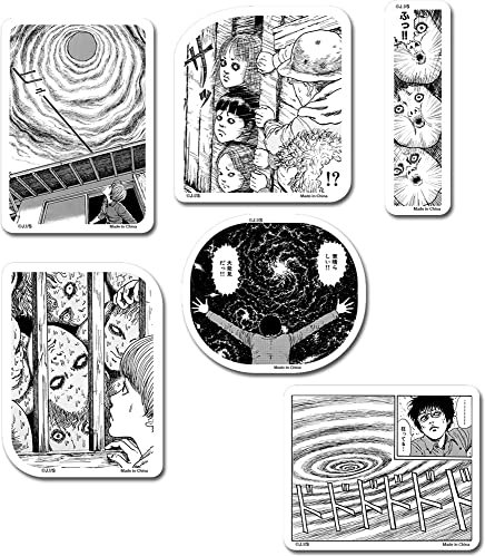 Junji Ito's Uzumaki - Group #B Die-Cut Sticker Set