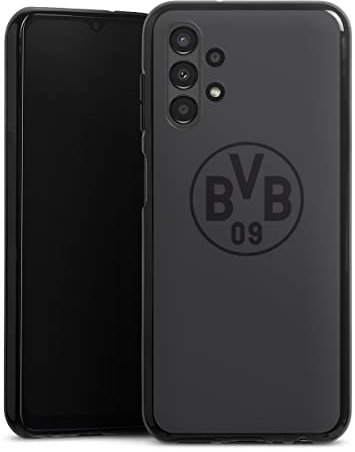 DeinDesign Silikon Hülle kompatibel mit Samsung Galaxy A13 4G Case schwarz Handyhülle Borussia Dortmund Logo BVB
