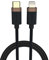 Duracell 1m Black USB-C to Lightning Toughened Braided Cable - MFI Certified Charger Cable