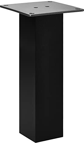 SOTECH Barkonsole Olbia gerade schwarz 50 x 50 mm Höhe 220 mm | schwarz Alu Konsole für Holzplatten