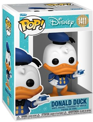 Funko Pop! Disney: Holiday - Hanukkah Donald Duck - Collectable Vinyl Figure - Gift Idea - Official Merchandise - Toys for Kids & Adults - Movies Fans - Model Figure for Collectors and Display