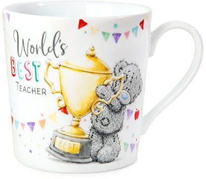 ME TO YOU Tatty Teddy Thank You Teacher Boxed Mug - Official Collection AGM01065, gray, white