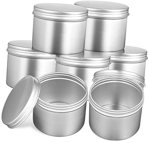 TOYANDONA Boîtes Rondes En Aluminium Avec Couvercles Étanches 20 Pièces Conteneurs De Rangement Métalliques Pour Cuisine Conservation Alimentaire Et Organisation