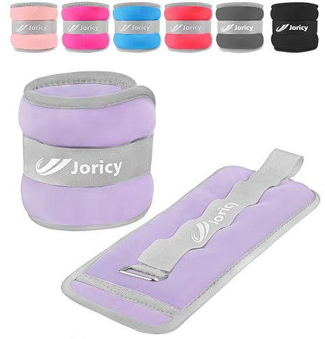 JORICY Knöchelgewicht, Gewichtsmanschetten Fuß für Männer Frauen 6 kg 1 Paar Fußgewichte Gewichte für Beine und Arme, Gewichte Set am Knöchel Handgelenk Fussgewichte Handgewichte