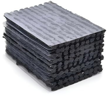 JNNJ 100Pcs Reifen Reifenreparatur Stopfen Gummi, Reifenpannen Reparaturstreifen Streicher, Dichtungsstreifen für Die Reparatur Von Autoreifen Universal für LKW Motorrad