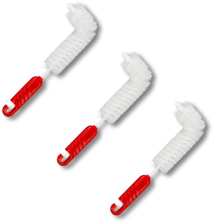 zederle 3X Bürsten für den Waschbeckenüberlauf, Überlaufbürste, Waschbeckenüberlaufbürste