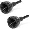 FYOBOT 2 Pack 1/4 Inch Hex Shank Deburring External Chamfer Tools, Chamfering and Burr Removal Drill Bit