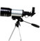50–100 Mm Brechendes Astronomie-Teleskop, 150 Objekte Mit Hoher Vergrößerung, Datenbank Und Audio-Touren Mit Halterung Und Stativ Für Camping Und Wandern