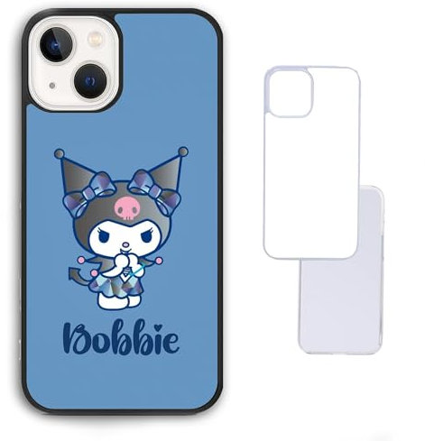 Pink Kuromi blue tartan My Hello Melody Y2K Aesthetic Personalised name custom iPhone SE 2020 6 7s 7 8 plus 11 X XS max XR 13 pro 12 mini Black Clear White Compatible Case Casing Hard Photo Image