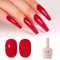 Imtiti Rot UV Nagellack, Helles Rot UV Gel Nagellack Soak Off Led Gel Nail Polish Herbst Winter Gel Nagellack DIY Nagel Kunst Starter Maniküre Salon Gellack Kit 10ML