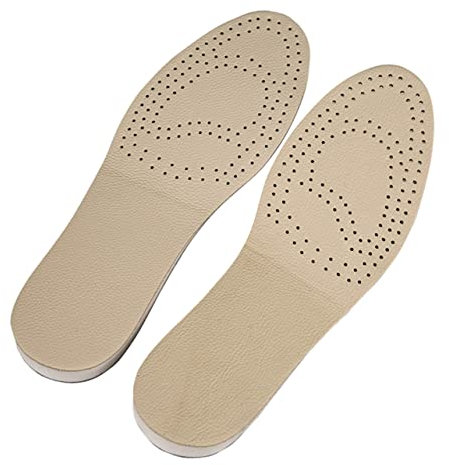 FOMIYES Einlegesohlen Zur Erhöhung Der Körpergröße Schuherhöhung Aus Rindsleder Ferseneinlage Unsichtbar Atmungsaktiv Schuhpolster Für Komfort Passt Für Sneaker Und Stiefel